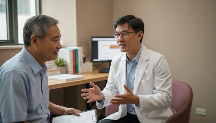 吳紹琥醫師分析專業營養基因檢測報告 萊攸診所提供精準營養基因檢測服務 透過營養基因檢測了解先天體質弱點 專業醫護採集營養基因檢測所需樣本