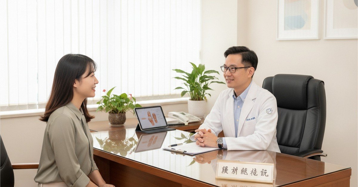 吳芮醫師親切說明術後照護的重要性與恢復期注意事項