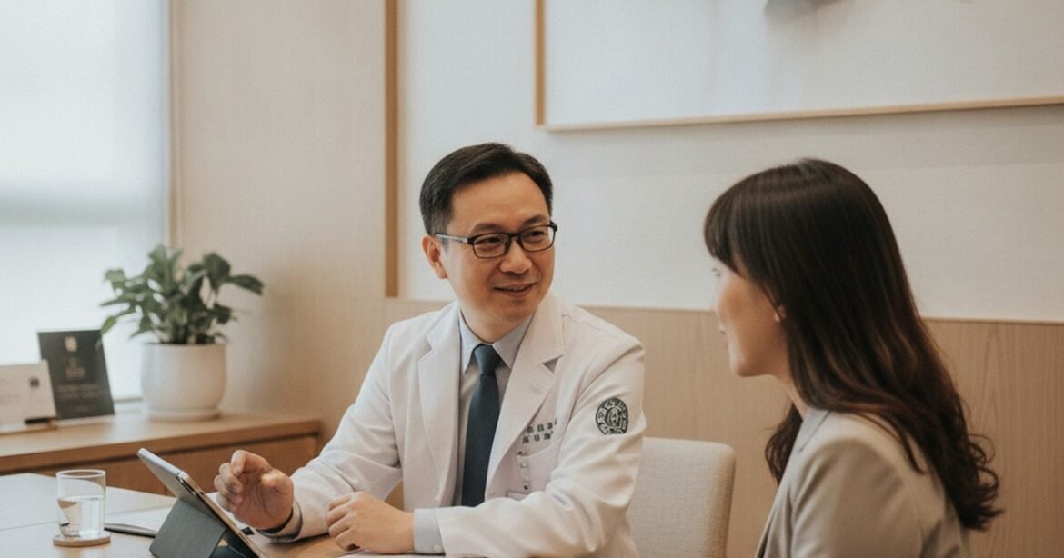 吳芮醫師分析術前評估，講解醫美預算規劃技巧。